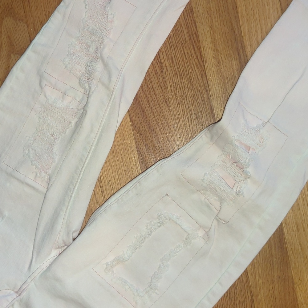 True Religion  Light Pink Skinny Jeans